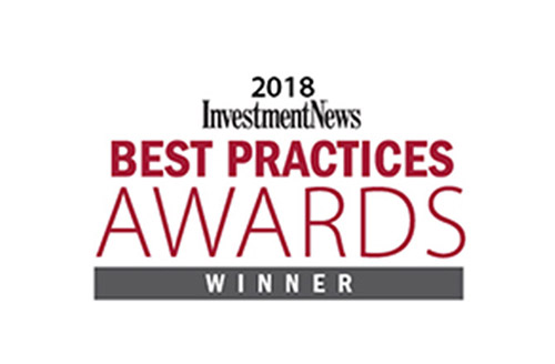 2018 Investment News Best Practice Awards Winner logo